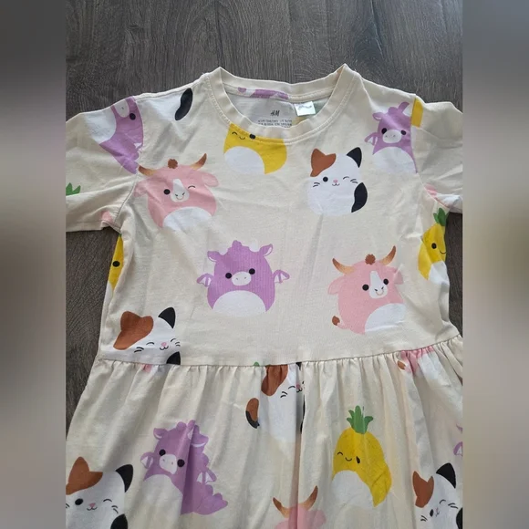 Girls Squishmallows Dress Size 8/10 - Picture 2 of 4